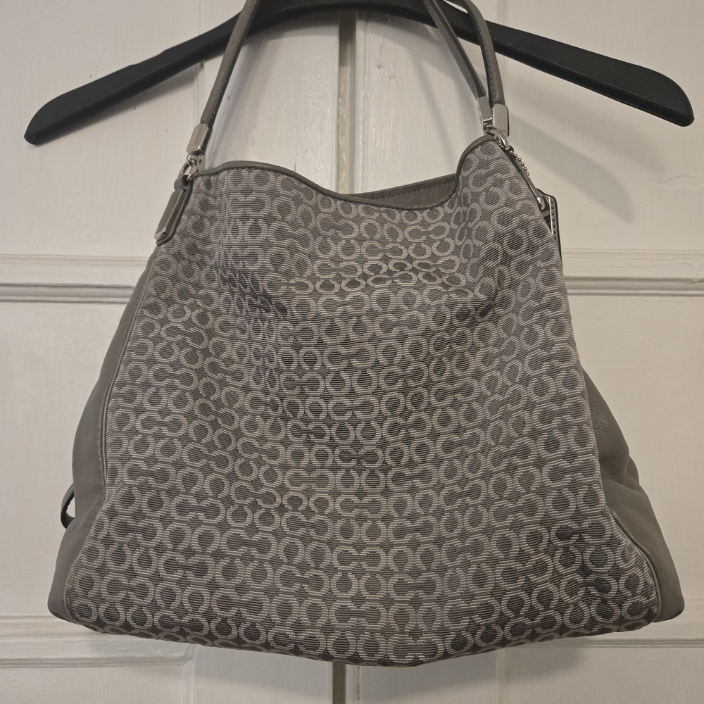 Gray Patterned Women's Bag
